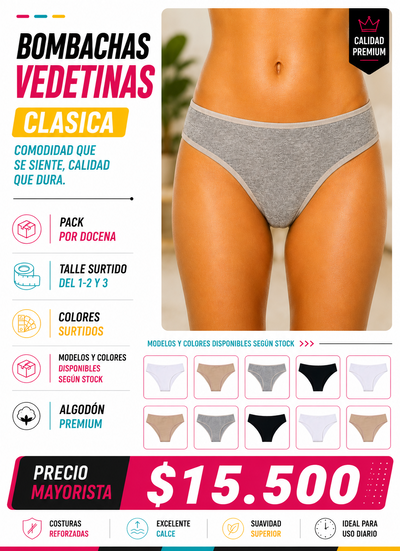 Bombachas vedetinas clasicas