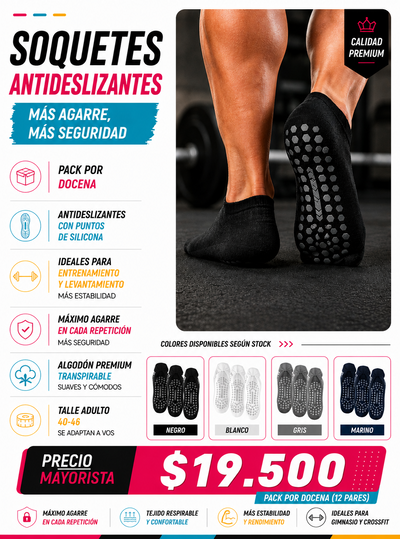 Soquetes antideslizantes