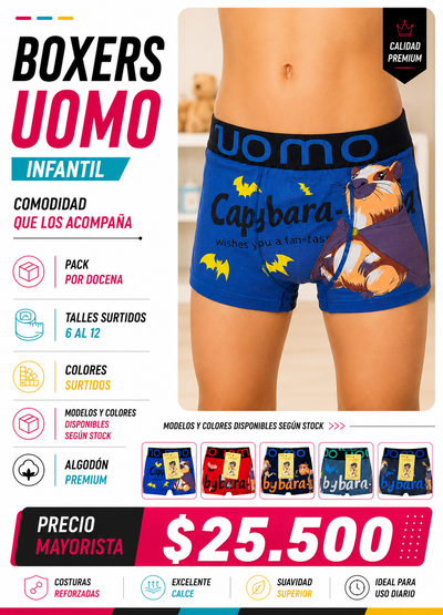 Boxer UOMO infantil