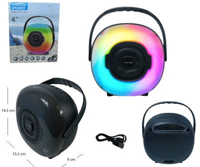 parlante de 4" led bt