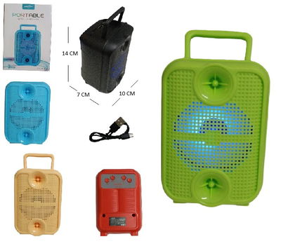 parlante de 3" bt colores gts-1881