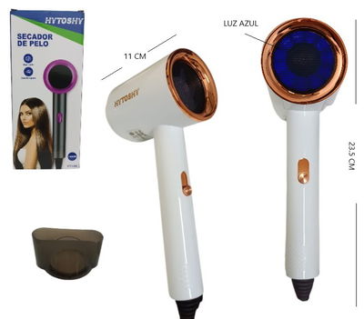 SECADOR DE PELO IONICA LUZ AZUL