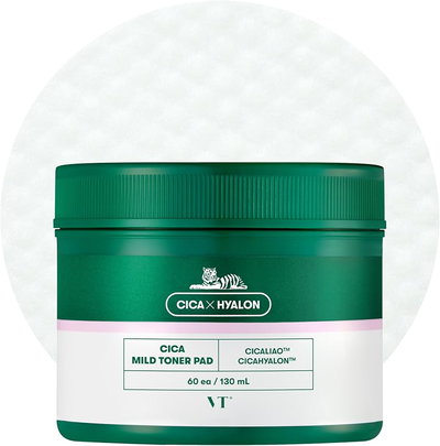 Vt Cosmetics Cica mild toner pad