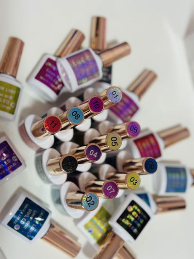 Esmaltes con glitter shine charm limit 💖