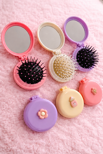 Cepillos de cartera con espejo 💝