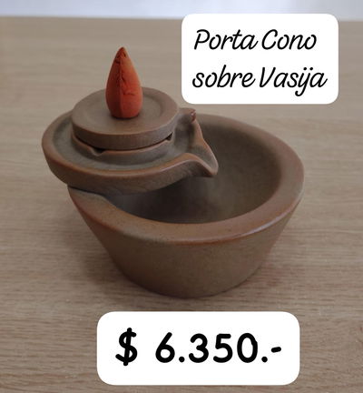 PORTA CONO SOBRE VASIJA