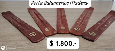 PORTA SAHUMERIOS DE MADERA