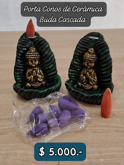 PORTACONO DE CERAMICA BUDA