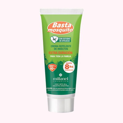 Crema Repelente Basta Mosquito Extra Duración 80 g - SUPER PRECIO