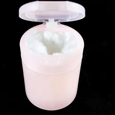 Porta algodón plástica redonda Paris