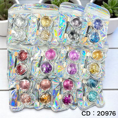 POLVO ESPEJO + PAPEL ORO