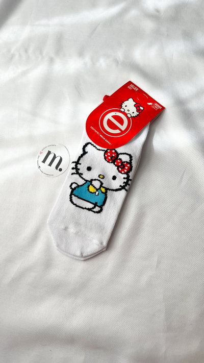 Soquetes kitty blanco