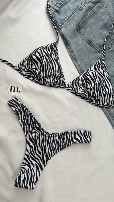 Bikini animal print cebra T. 95