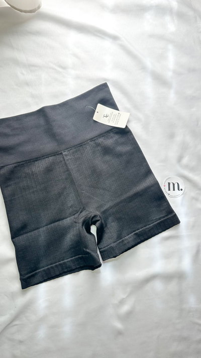 Calza lisa SIN push up GRIS OSCURO - T. S/M