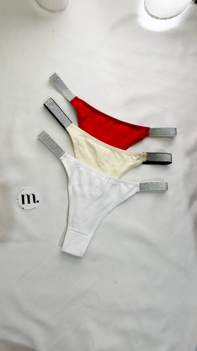 Pack x 3 less lurex