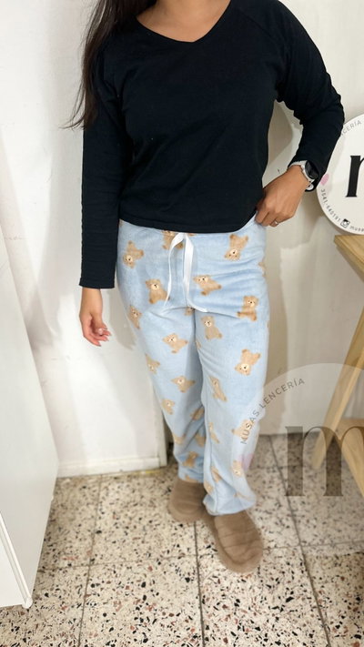 Pants polar oso celeste