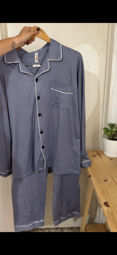 Pijamas camisero unisex Gris T. XL/XXL
