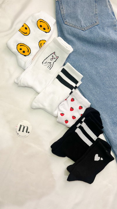Medias 3/4 diseño variado
