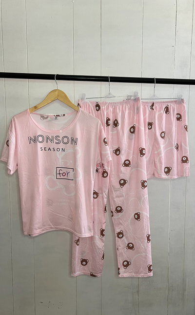 Pijamas de 3 piezas