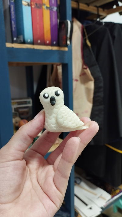 Lechuza de porcelana fría 