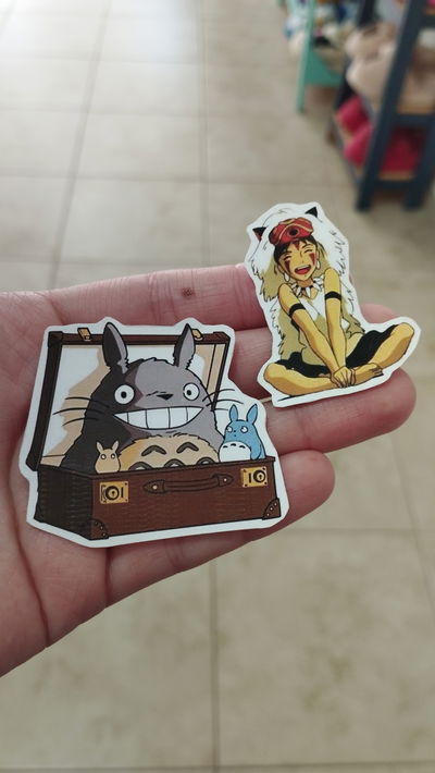 Stickers de princesa Mononoke - Studios Ghibli 
