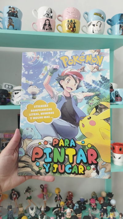 Libro para pintar de Pokémon 