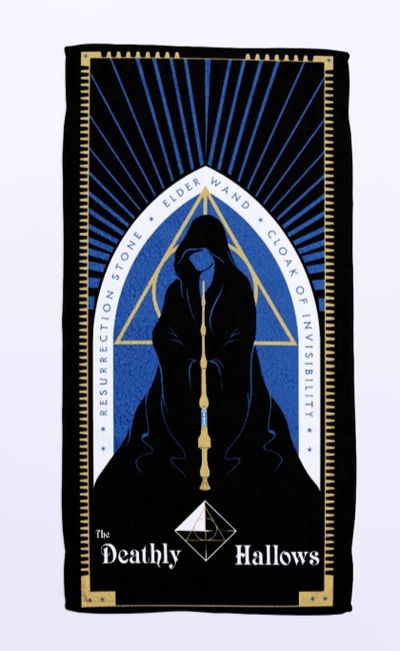 Toallon de las Reliquias de la muerte - Harry Potter 