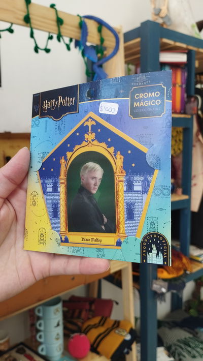 Cromos holográfico de Draco - Harry Potter 