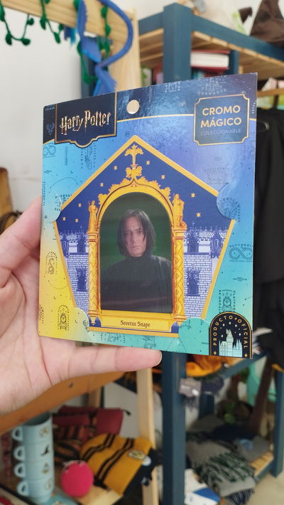 Cromos holográfico de Snape - Harry Potter 
