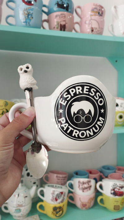 Combo tazón y cuchara de Harry Potter 