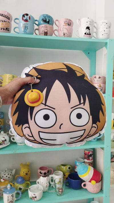 Combo de almohadón y llavero de Luffy - One Pice 