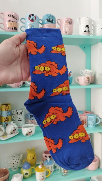 Medias caña alta de Los Simpson 