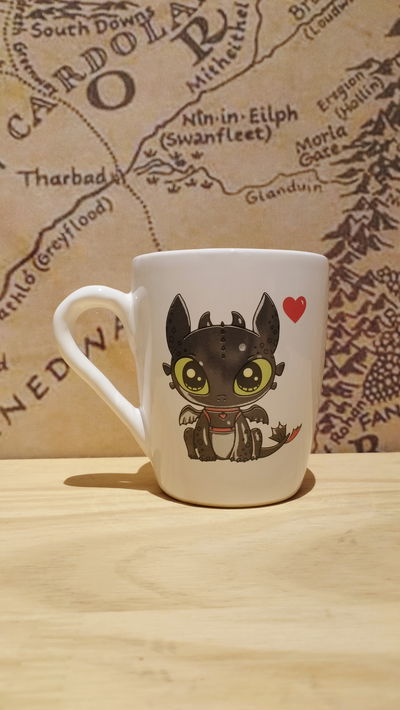 Taza de chimuelo - como entrenar a tu dragón 