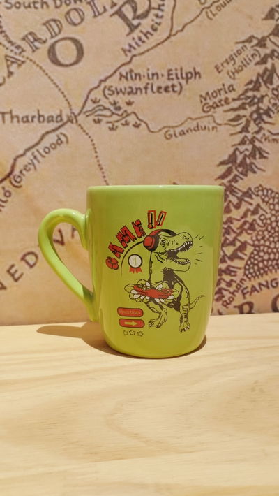Taza de dinosaurio 