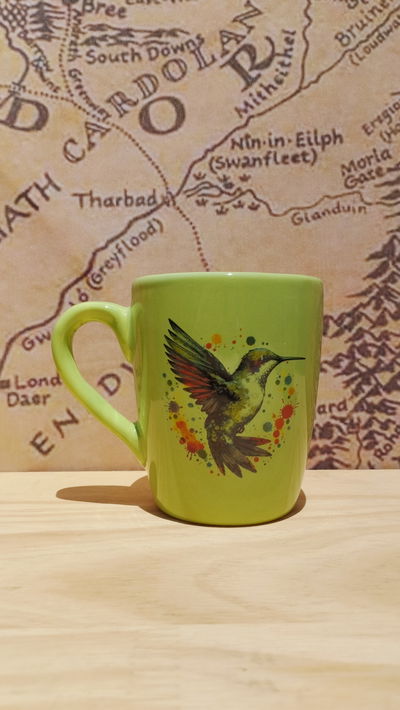 Taza de colibrí 