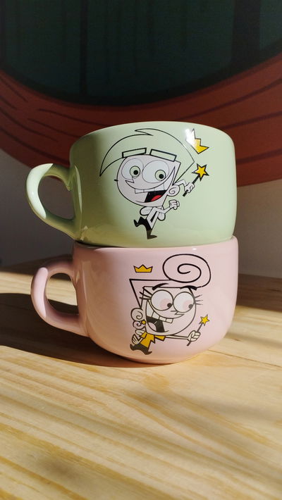 Juego de tazones de Cosmo y Wanda 