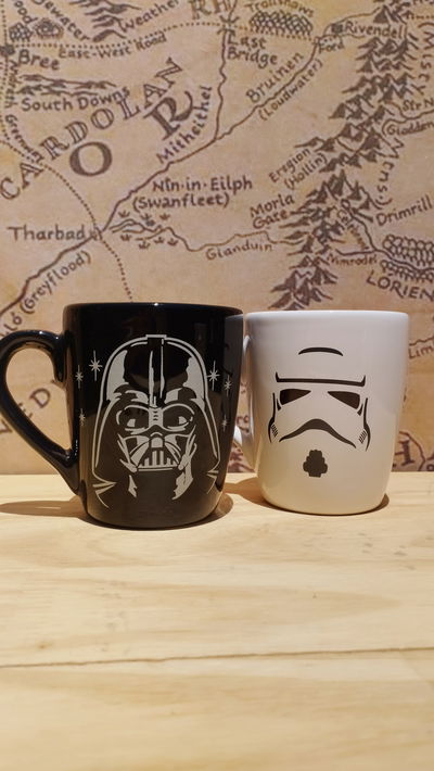 Juego de tazas de Star Wars 