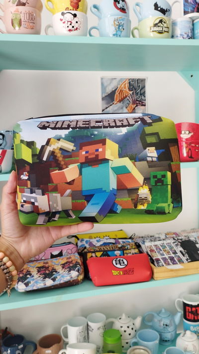 Cartuchera de Minecraft 