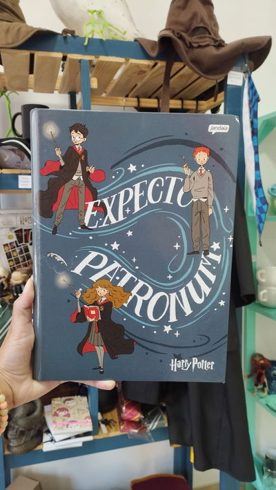 Cuaderno de Harry Potter azul