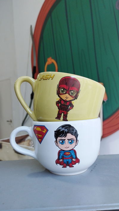 Combo tazones superhéroes de DC