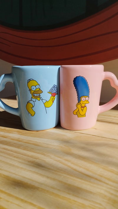 Juego de tazas de Los Simpson 