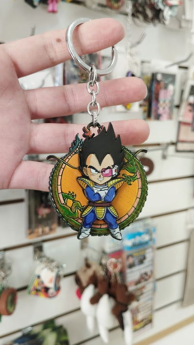 Llavero giratorio de Vegeta - Dragón Ball 