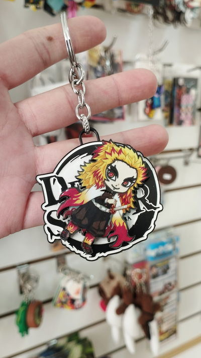 Llavero giratorio de Rengoku - Demon Slayer 
