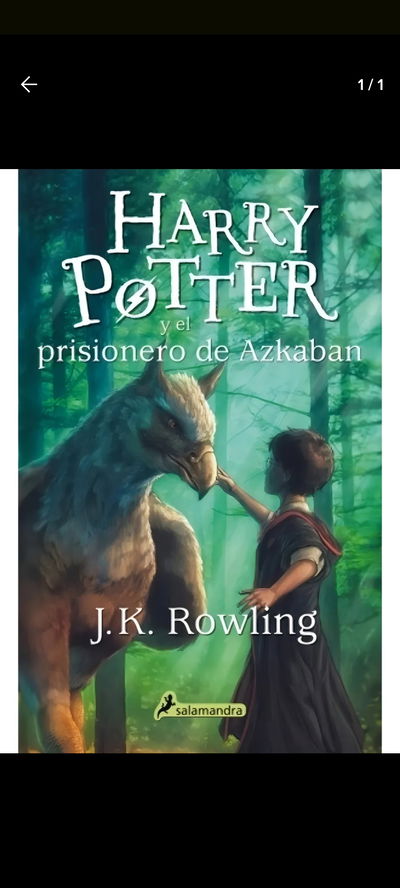 Libro de Harry Potter y el Prisionero de Azkaban 