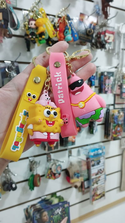 Combo de llaveros de Bob Esponja 