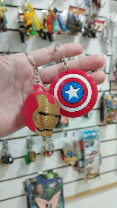 Combo de llaveros de Marvel 