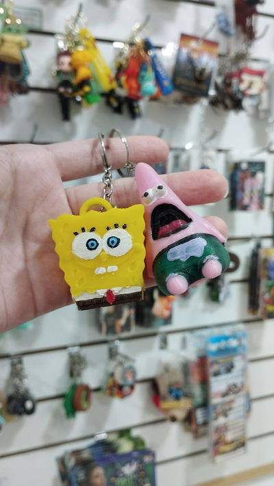 Combo de llaveros de Bob Esponja 