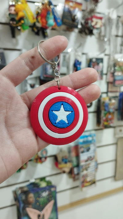 Llavero de Capitan América - Marvel 