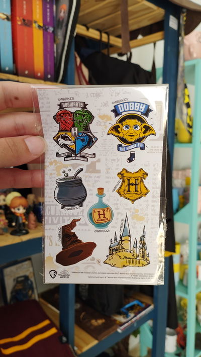 Plancha de stickers de Harry Potter 