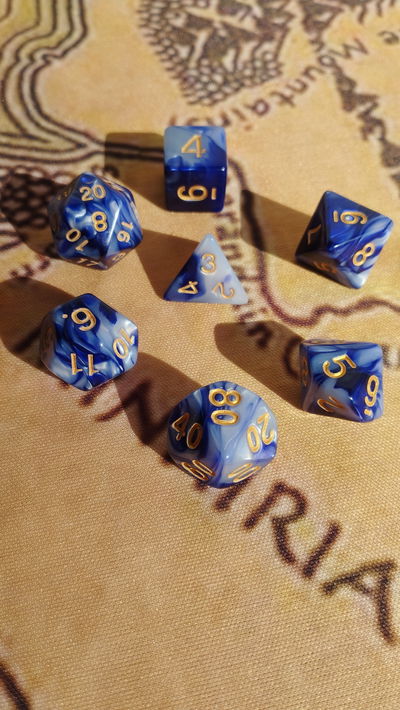 Set de 7 dados de rol 